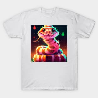 Cute Rattlesnake Drawing T-Shirt